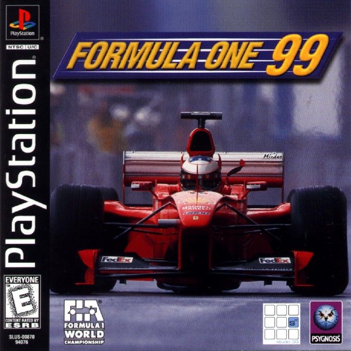 Front cover of Formula One 99 for PlayStation