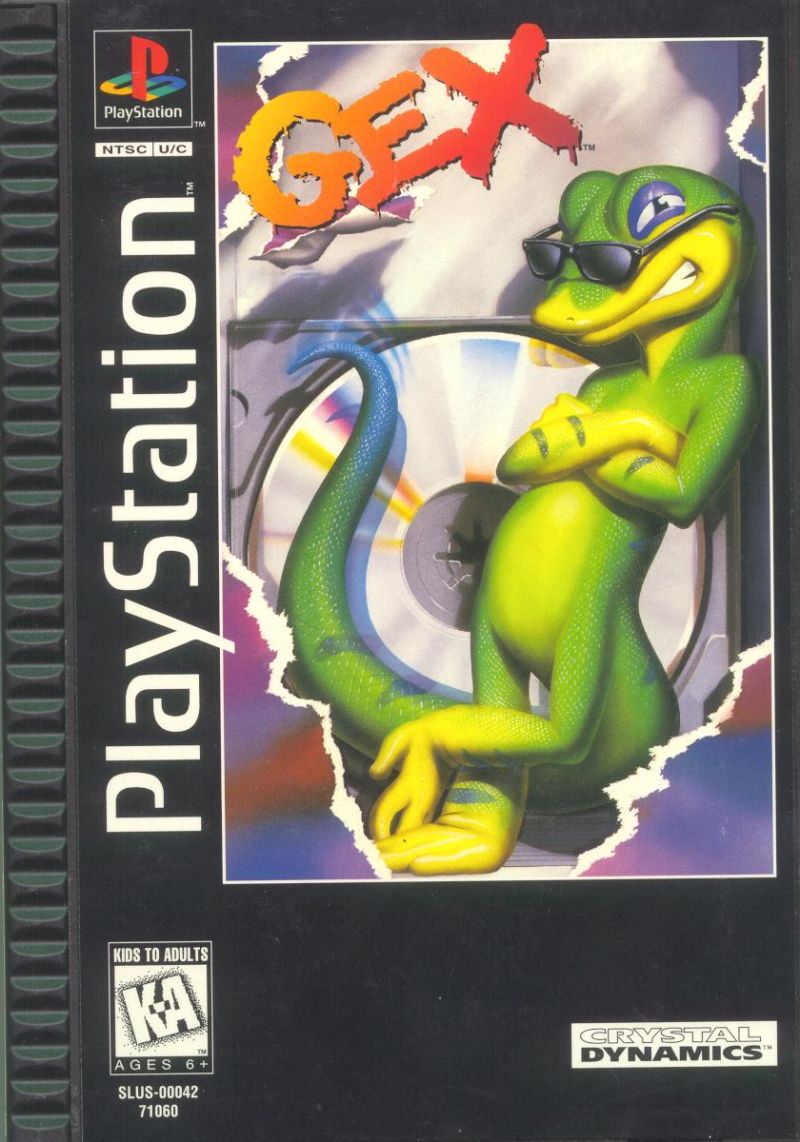 Front cover of Gex for PlayStation