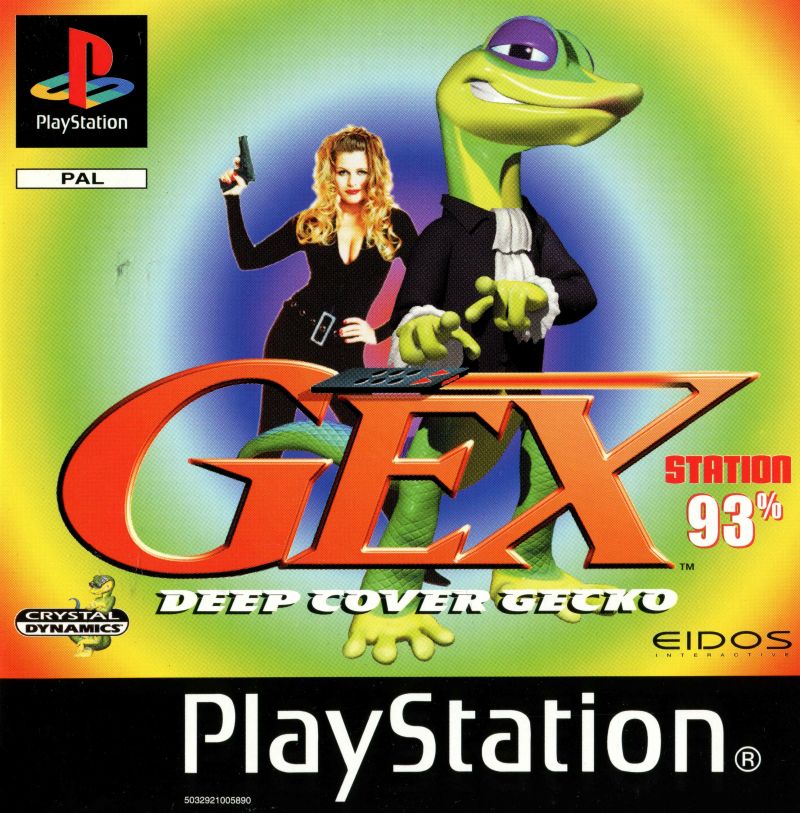 Front cover of Gex 3: Deep Cover Gecko for PlayStation