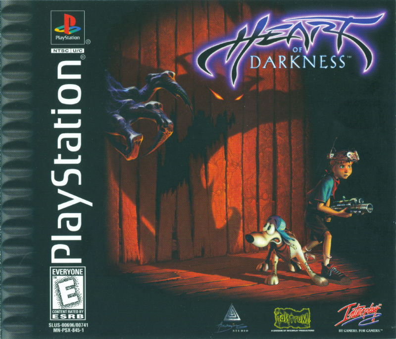 Front cover of Heart of Darkness for PlayStation