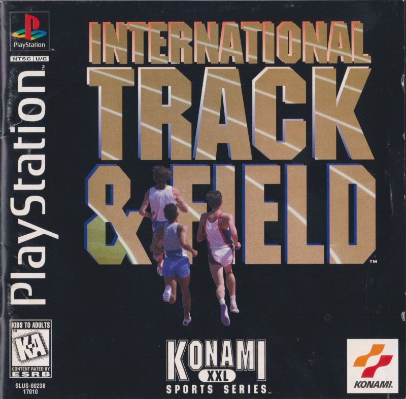 Front cover of International Track & Field for PlayStation