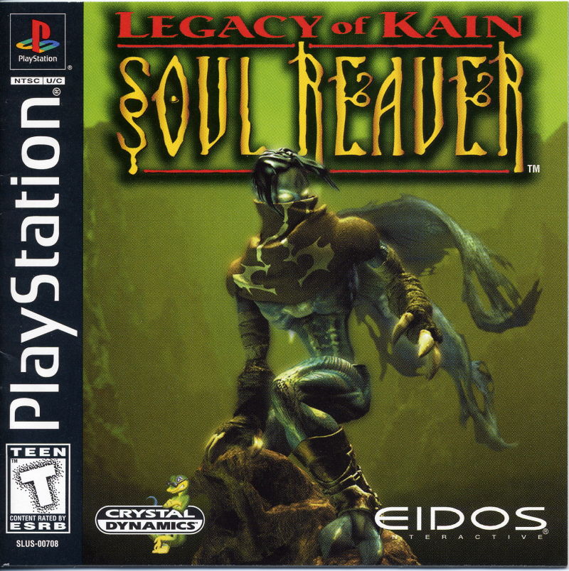 Front cover of Legacy of Kain: Soul Reaver for PlayStation