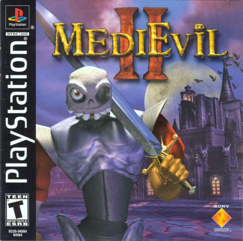 Front cover of MediEvil II for PlayStation