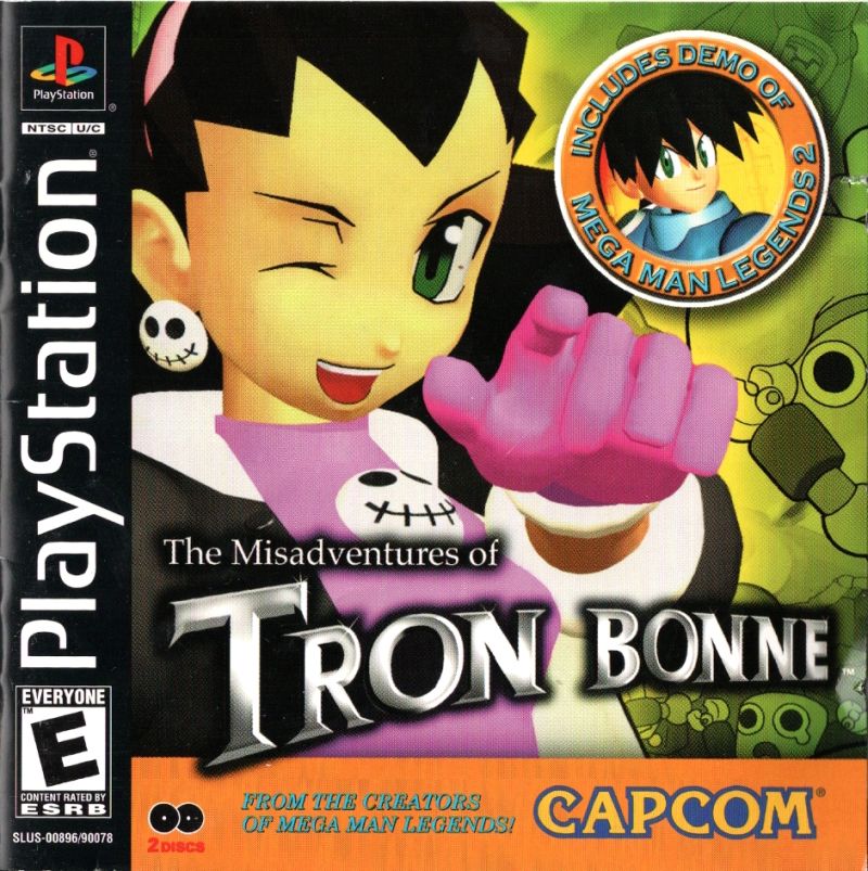 Front cover of The Misadventures of Tron Bonne for PlayStation