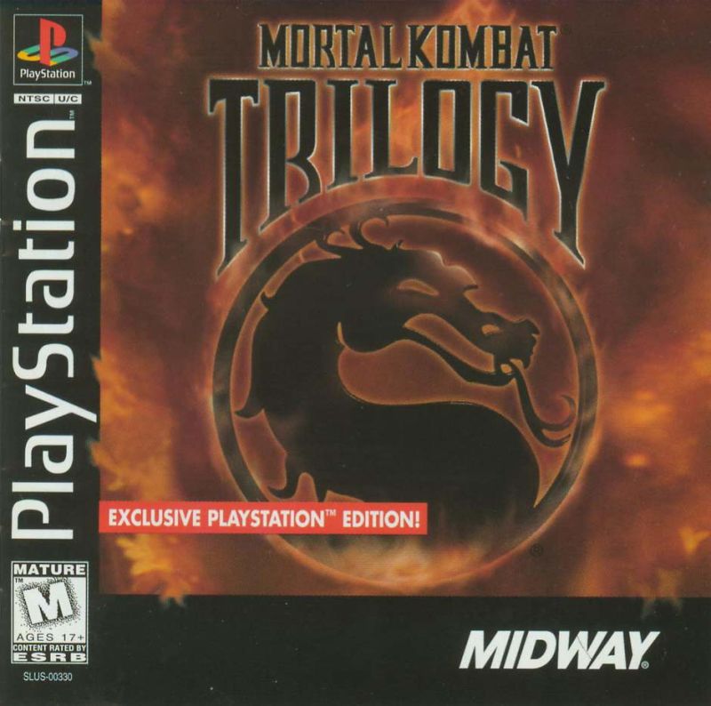 Front cover of Mortal Kombat Trilogy for PlayStation