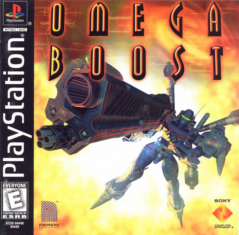 Front cover of Omega Boost for PlayStation