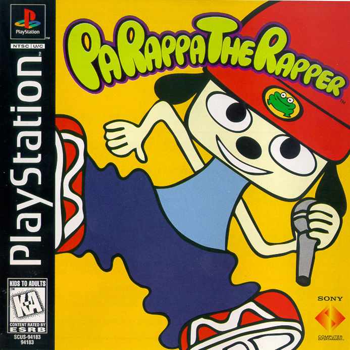 Front cover of PaRappa the Rapper for PlayStation