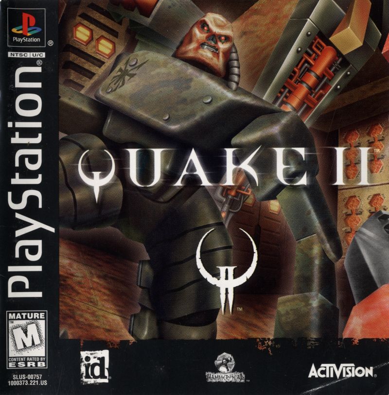 Front cover of Quake II for PlayStation