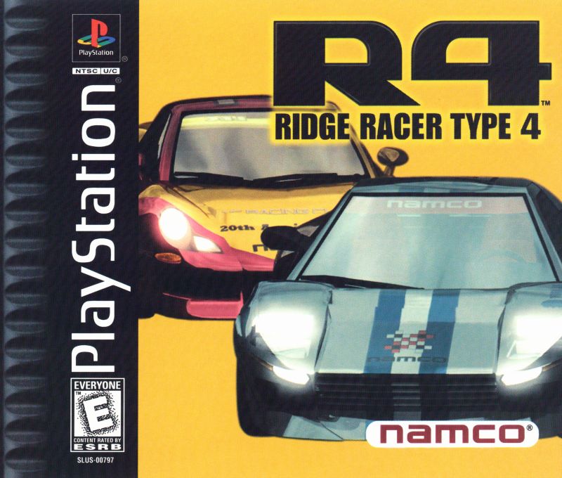 Front cover of R4: Ridge Racer Type 4 for PlayStation