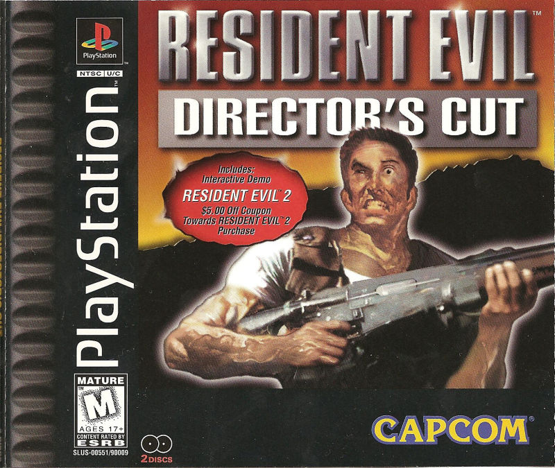 Front cover of Resident Evil: Director's Cut for PlayStation