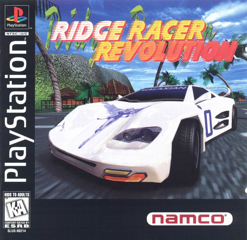 Front cover of Ridge Racer Revolution for PlayStation