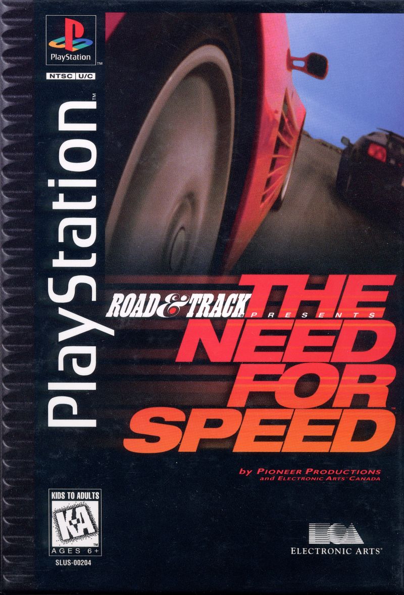 Front cover of The Need for Speed for PlayStation