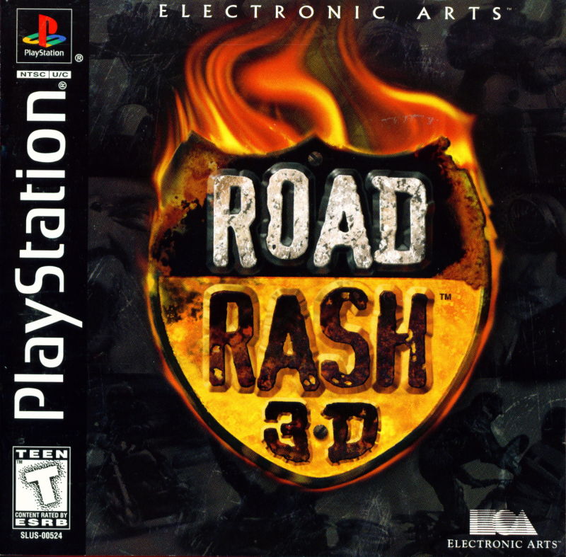 Front cover of Road Rash 3-D for PlayStation