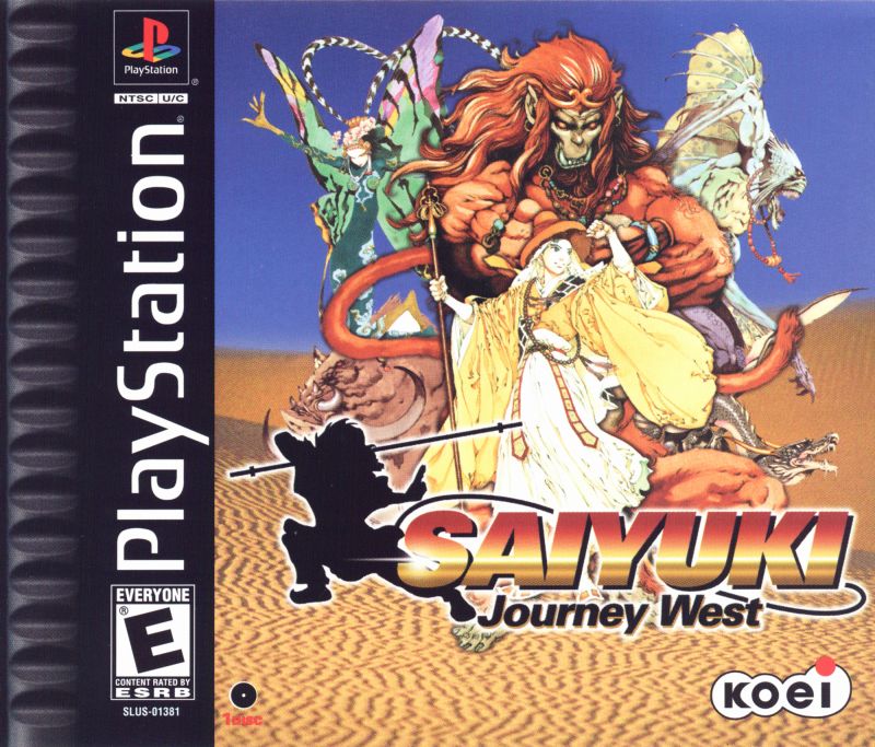 Front cover of Saiyuki: Journey West for PlayStation