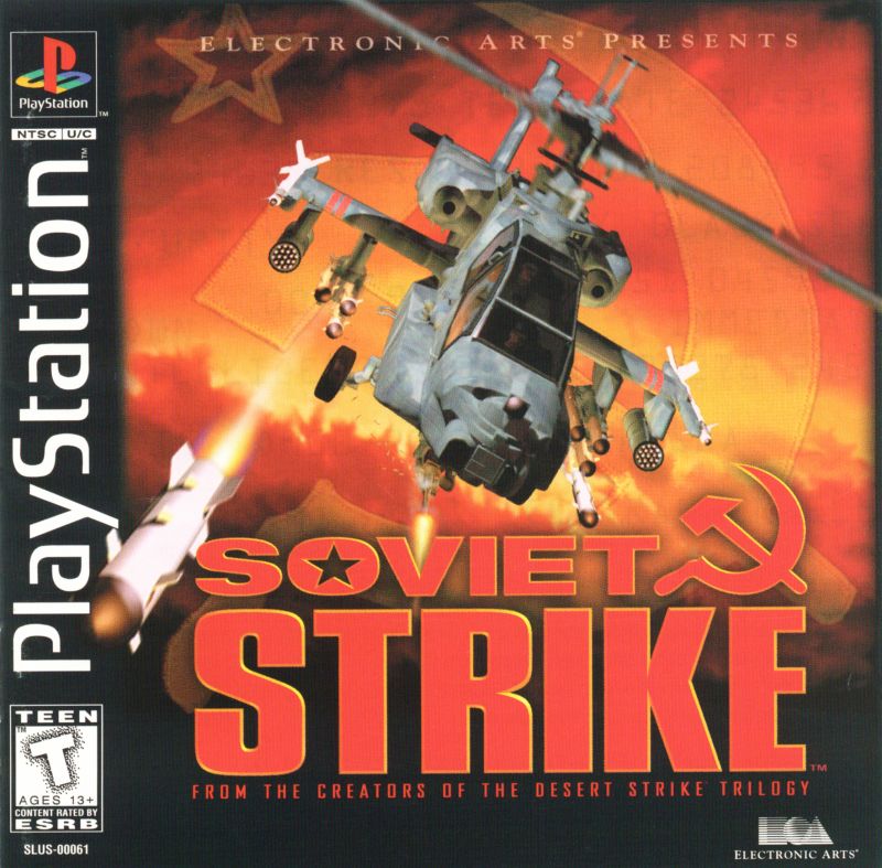 Front cover of Soviet Strike for PlayStation