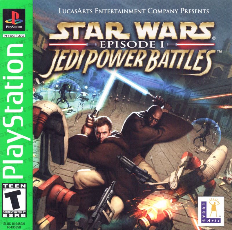 Front cover of Star Wars: Episode I - Jedi Power Battles for PlayStation