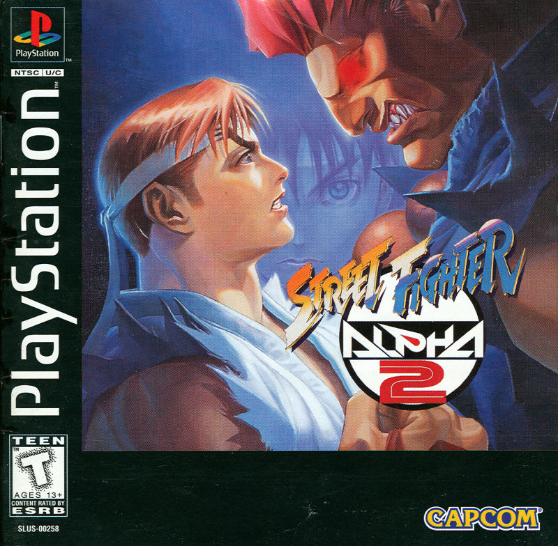 Front cover of Street Fighter Alpha 2 for PlayStation