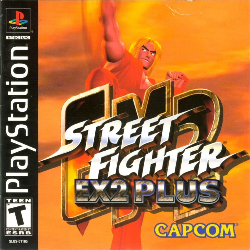 Front cover of Street Fighter EX2 Plus for PlayStation