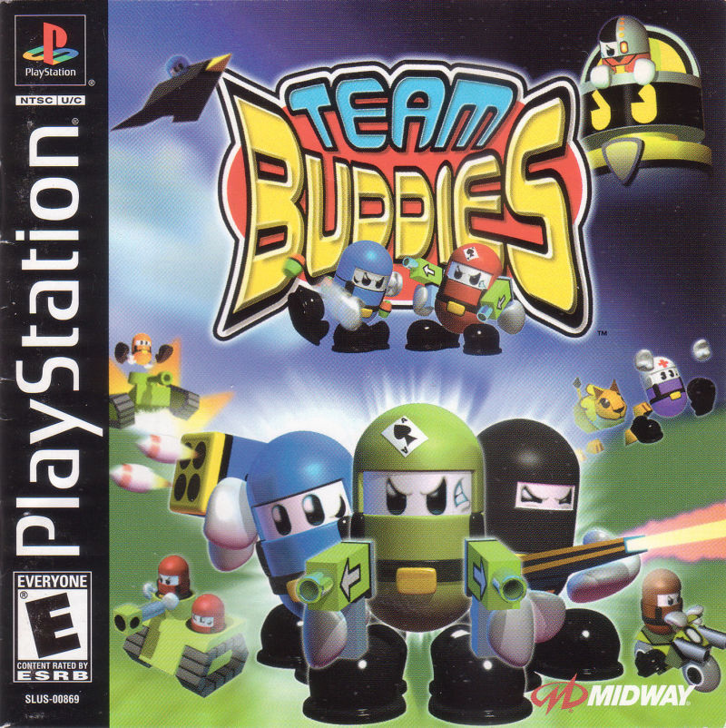 Front cover of Team Buddies for PlayStation