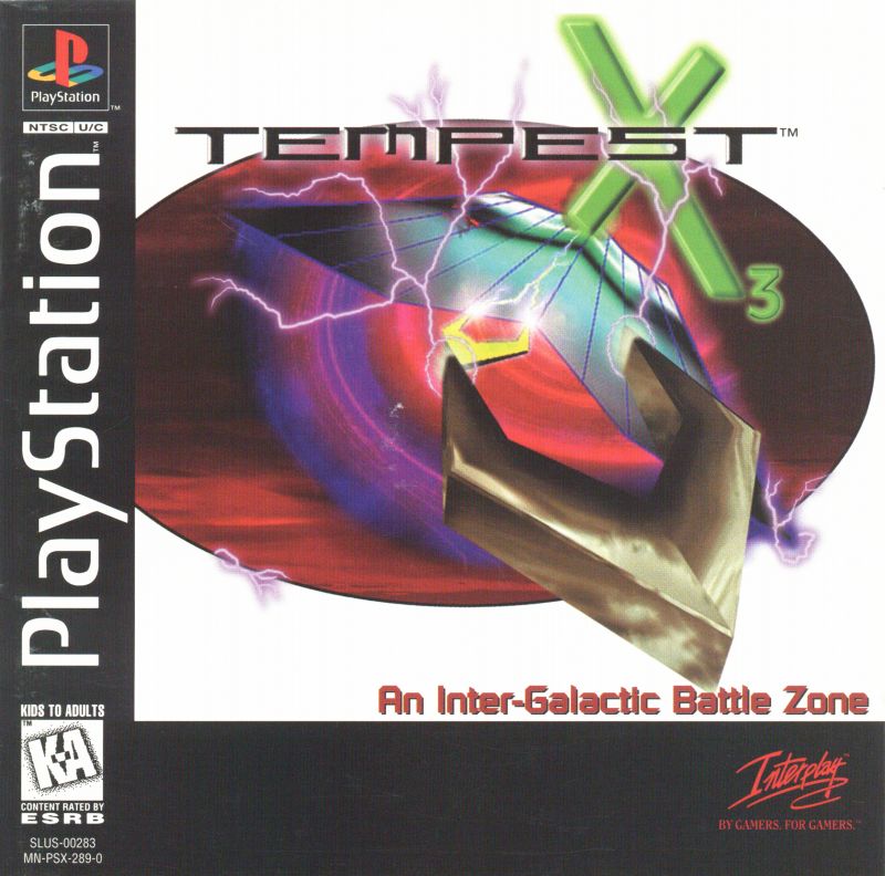 Front cover of Tempest X3 for PlayStation