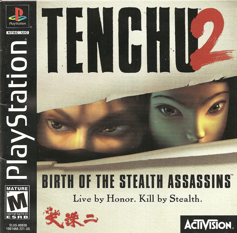 Front cover of Tenchu 2: Birth of the Stealth Assassins for PlayStation