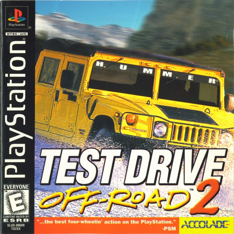 Front cover of Test Drive: Off-Road 2 for PlayStation