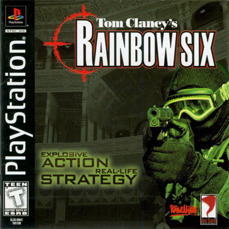 Front cover of Tom Clancy's Rainbow Six for PlayStation