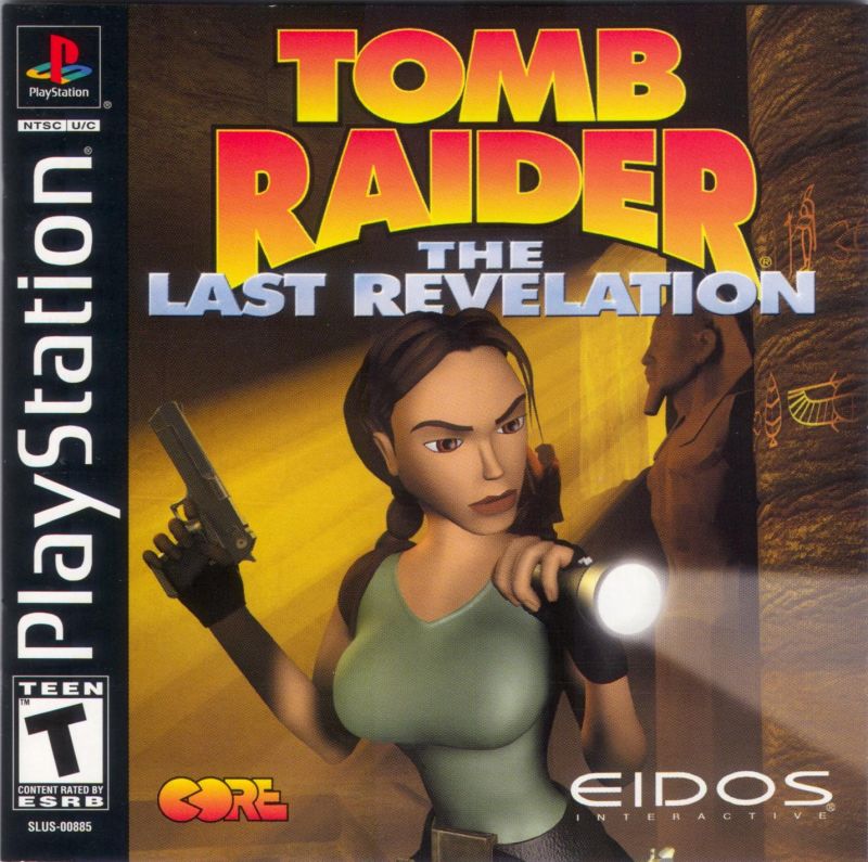 Front cover of Tomb Raider: The Last Revelation for PlayStation