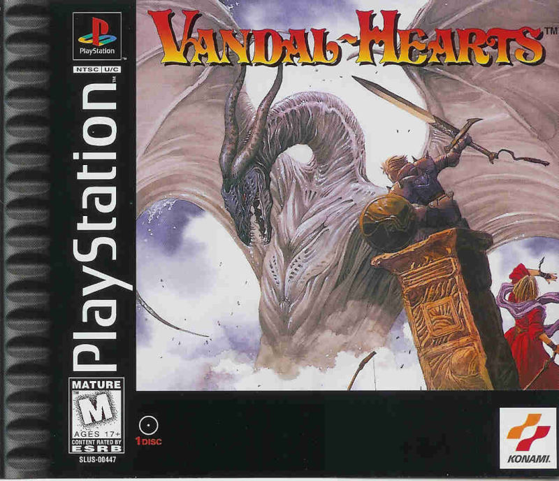 Front cover of Vandal Hearts for PlayStation