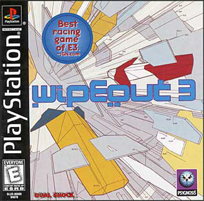 Front cover of WipEout 3 for PlayStation