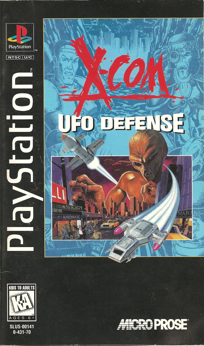 Front cover of X-COM: UFO Defense for PlayStation