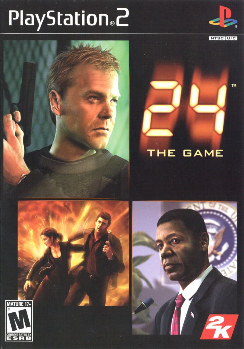 Front cover of 24: The Game for PlayStation 2