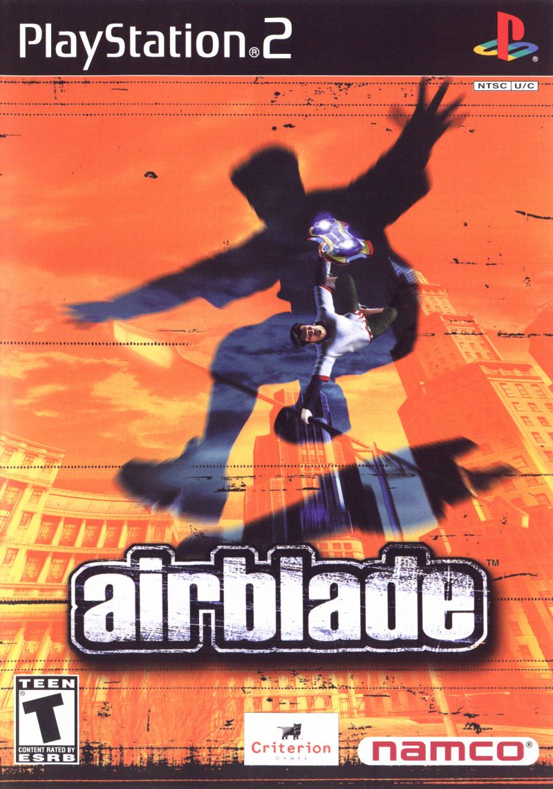 Front cover of AirBlade for PlayStation 2