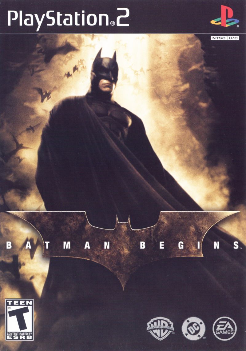 Front cover of Batman Begins for PlayStation 2