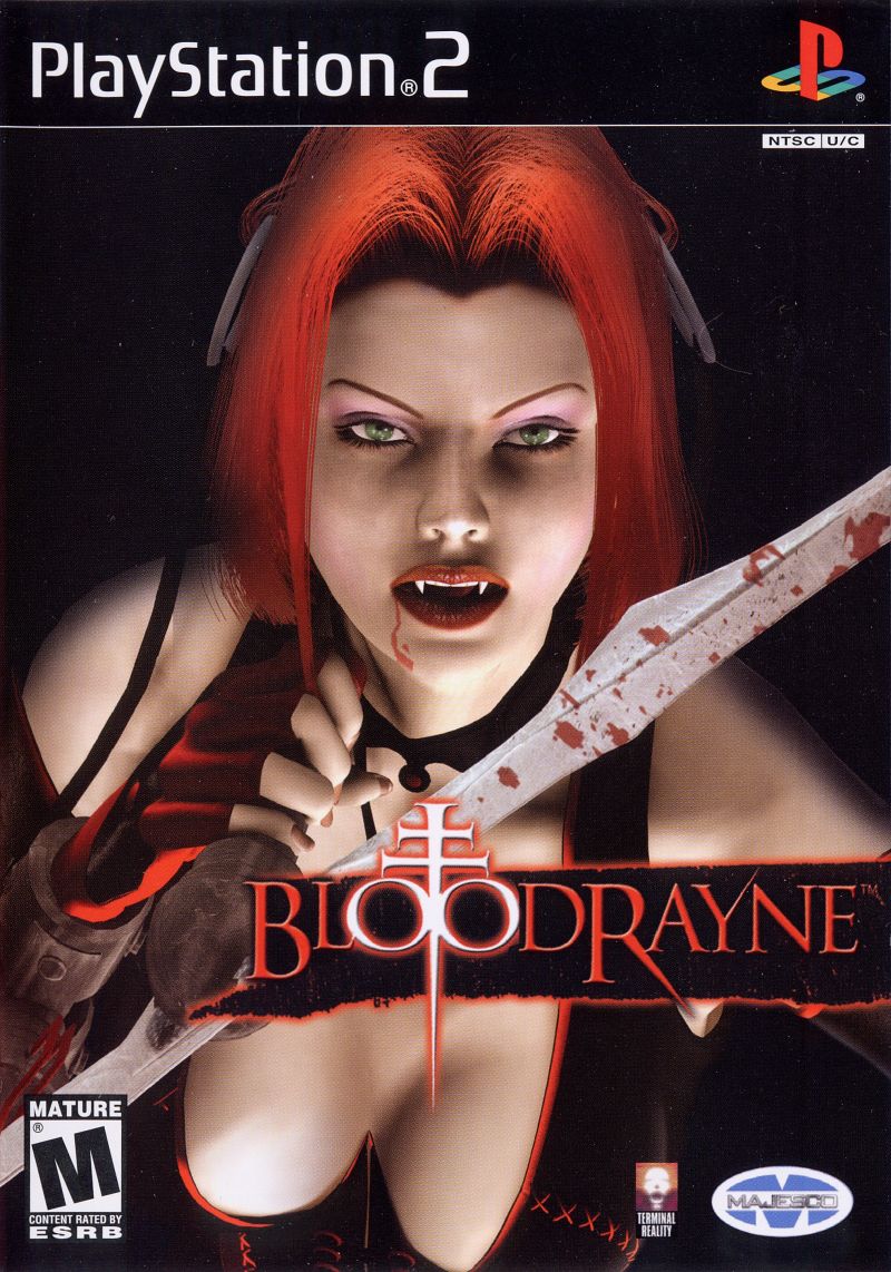 Front cover of BloodRayne for PlayStation 2