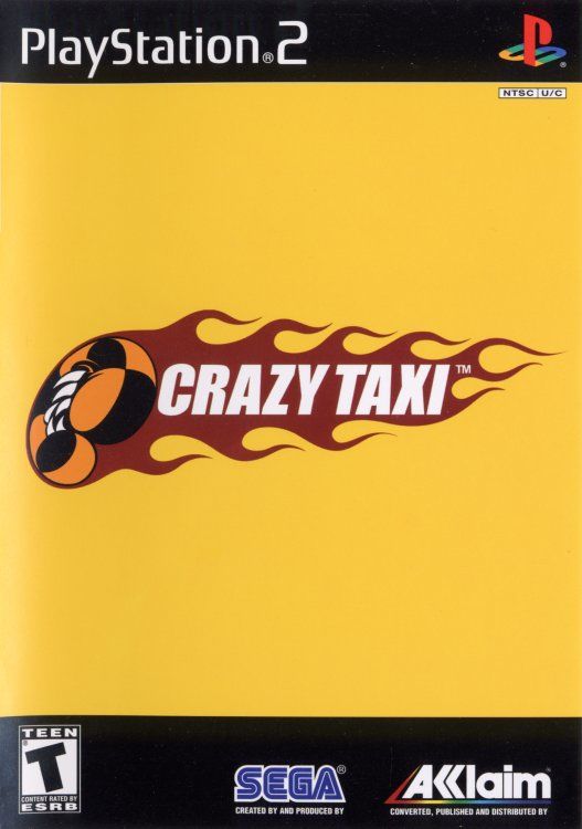 Front cover of Crazy Taxi for PlayStation 2