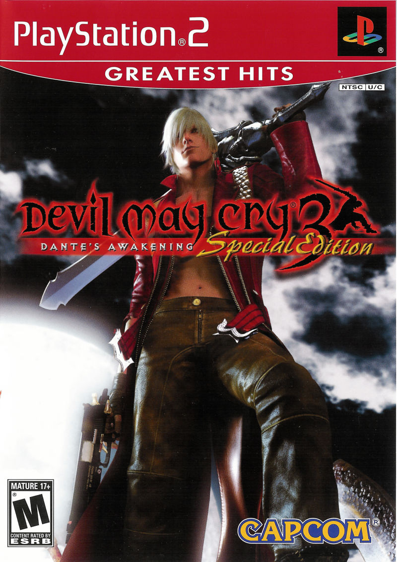 Front cover of Devil May Cry 3: Dante's Awakening - Special Edition for PlayStation 2