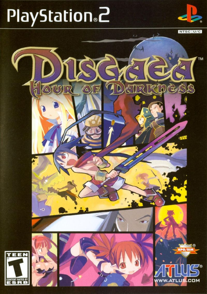 Front cover of Disgaea: Hour of Darkness for PlayStation 2