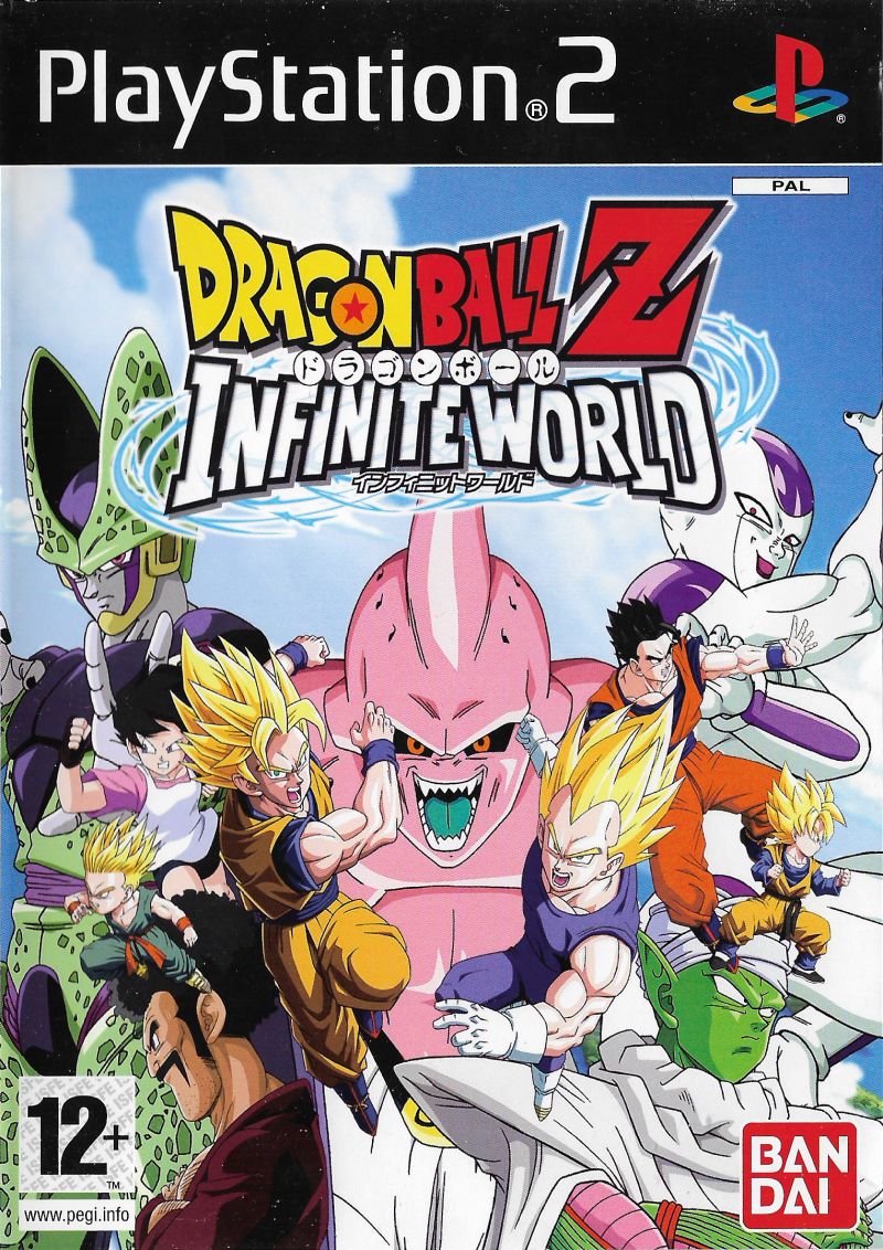 Front cover of Dragon Ball Z: Infinite World for PlayStation 2