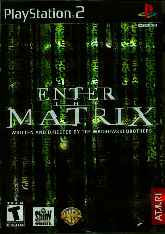 Front cover of Enter the Matrix for PlayStation 2