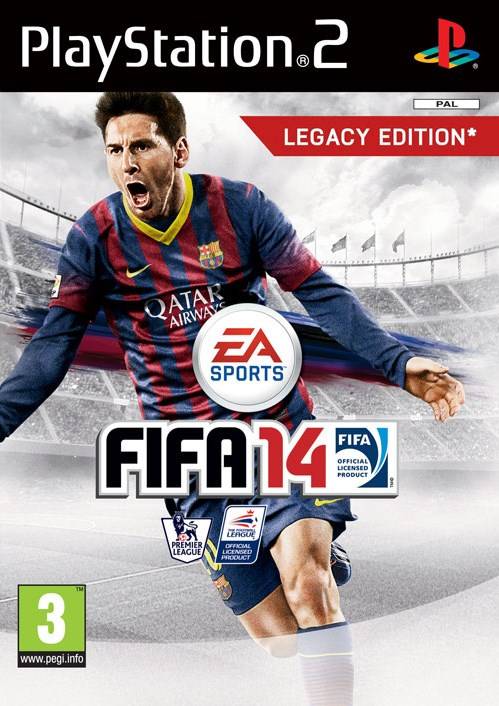 Front cover of FIFA 14: Legacy Edition for PlayStation 2