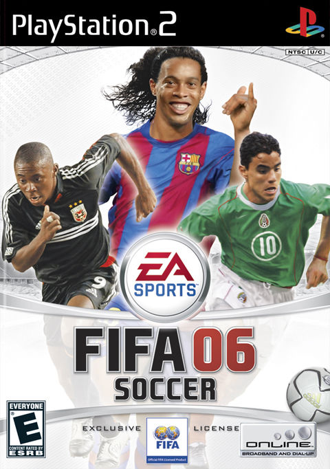 Front cover of FIFA Soccer 06 for PlayStation 2