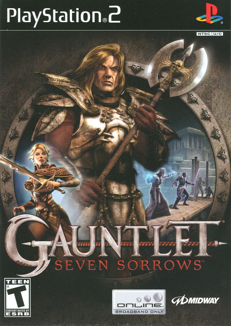 Front cover of Gauntlet: Seven Sorrows for PlayStation 2