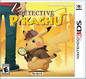 Front cover of Detective Pikachu for 3DS