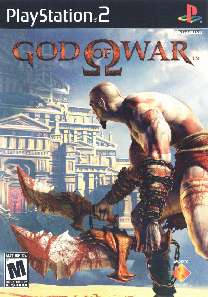 Front cover of God of War for PlayStation 2