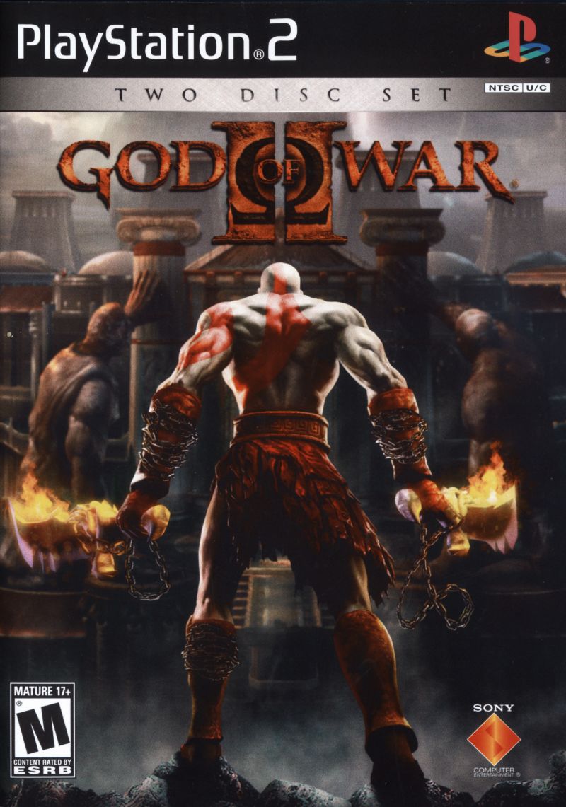 Front cover of God of War II for PlayStation 2