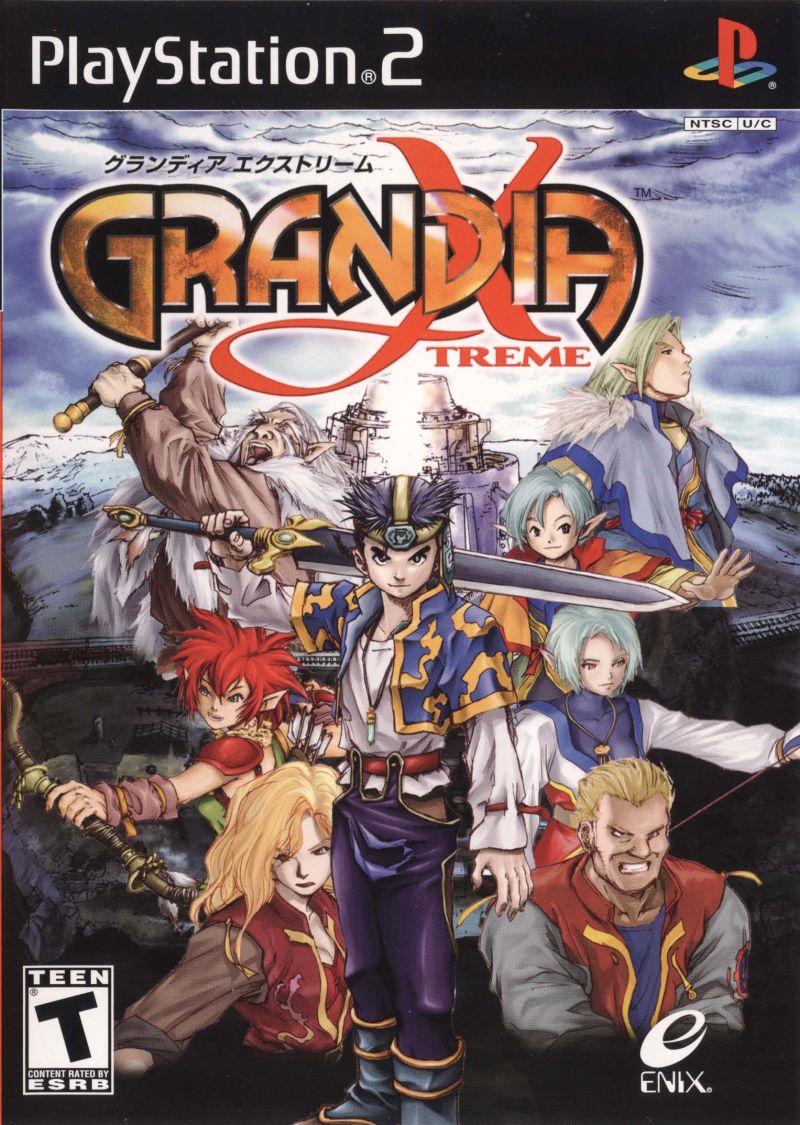 Front cover of Grandia Xtreme for PlayStation 2