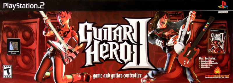 Front cover of Guitar Hero II for PlayStation 2