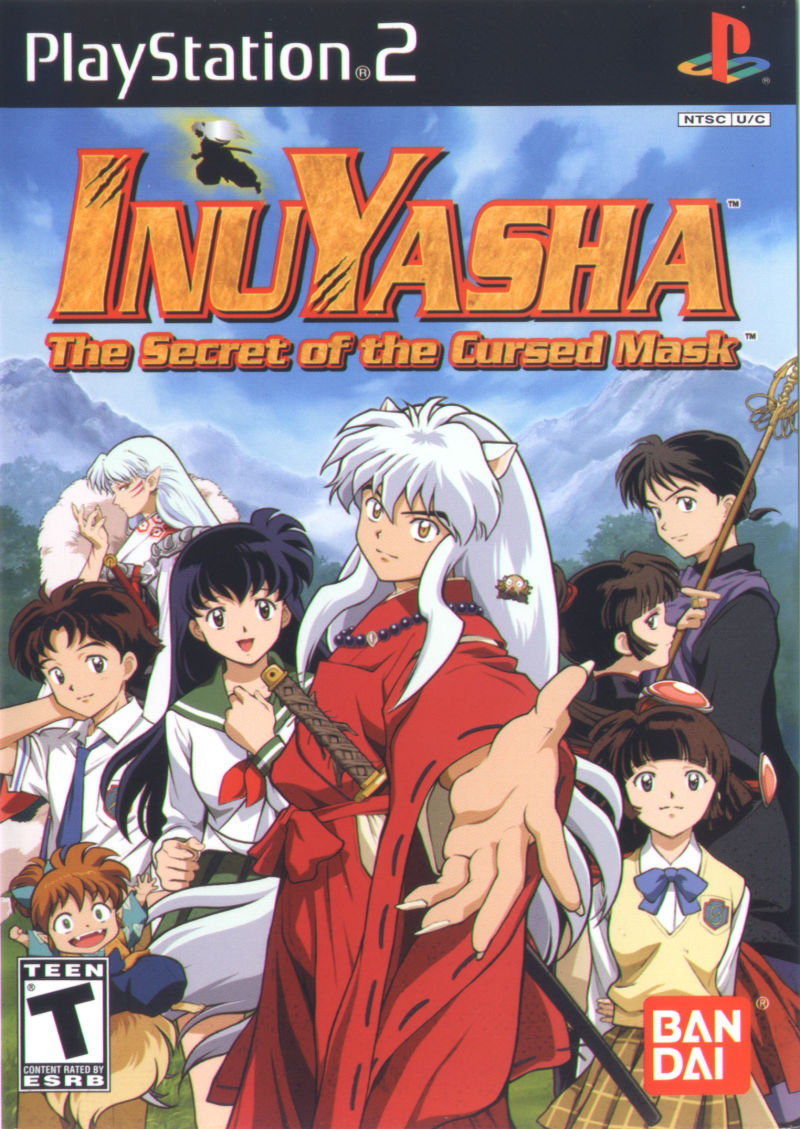 Front cover of InuYasha: The Secret of the Cursed Mask for PlayStation 2