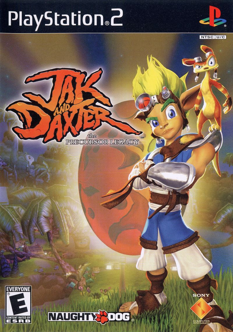 Front cover of Jak and Daxter: The Precursor Legacy for PlayStation 2